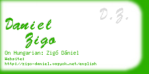 daniel zigo business card