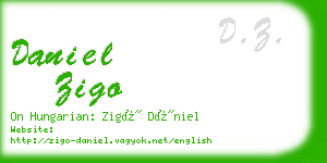daniel zigo business card